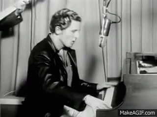Jerry Lee Lewis Playing Piano GIF