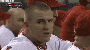 Mike Trout Pout GIF - Mike Trout Pout Blank Stare GIFs