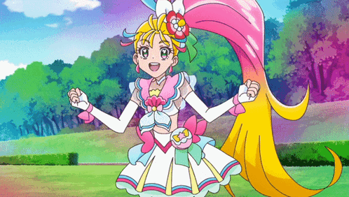 Cure Summer Tropical Rouge Pretty Cure GIF - Cure Summer Tropical Rouge Pretty Cure Tropical Rouge Precure GIFs