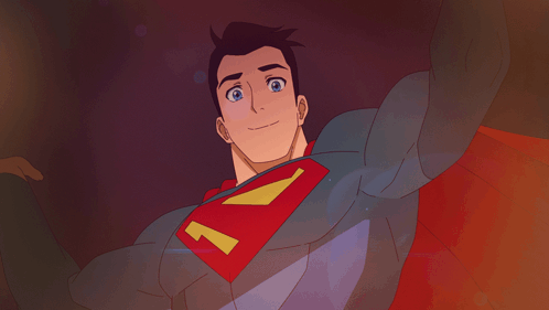 Smiling Superman GIF - Smiling Superman Jack Quaid GIFs