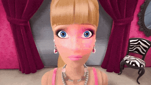 Barbie Life In The Dreamhouse GIF - Barbie Life In The Dreamhouse Eyes GIFs