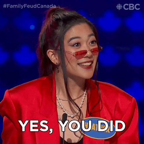 Yes You Did Family Feud Canada GIF - Yes You Did Family Feud Canada Sure You Did GIFs