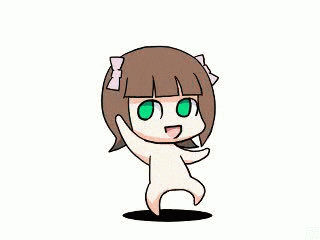 a cartoon of a girl smoking a cigarette with a straw in her mouth .
