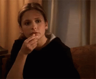 Buffy Eating GIF - Buffy Eating Popcorn GIFs