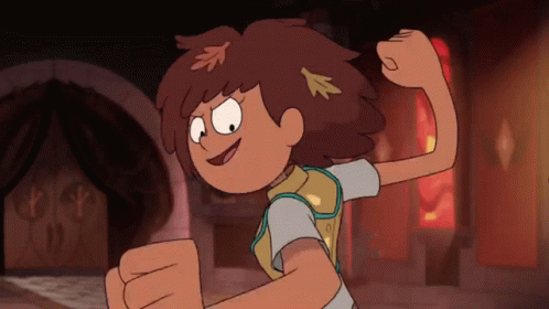 Anne Boonchuy Punch GIF - Anne Boonchuy Punch Amphibia GIFs