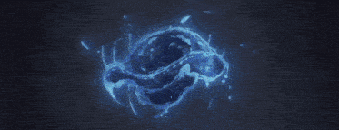 a whale is swimming in the ocean with a blue light coming out of it 's mouth .