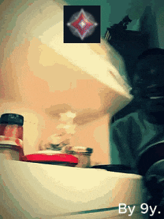 a computer generated image of a person with the words by 9y on the bottom left