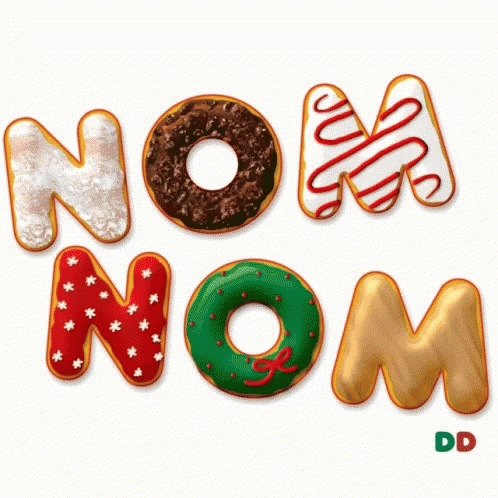 Yummy Nom Nom GIF - Yummy Nom Nom Donuts GIFs