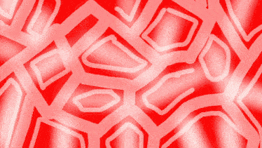 a red background with a pattern of squares and triangles