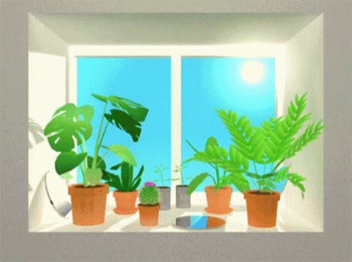 Növények Ablak GIF