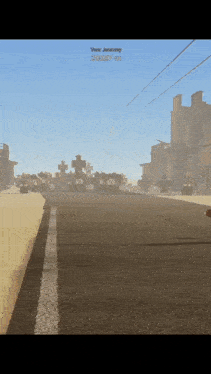 a screenshot of a video game that says your journey at the top of the screen