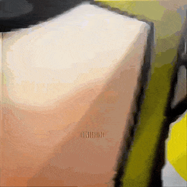 a close up of a person 's skin with a barcode