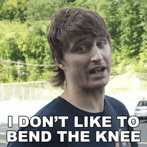 I Don'T Like To Bend The Knee Danny Mullen GIF - I Don'T Like To Bend The Knee Danny Mullen I Don'T Like Following The Authorities GIFs