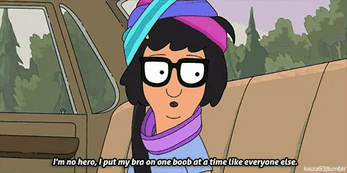 a cartoon character says i 'm no hero