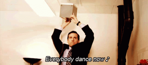 The Office Everybody Dance Now GIF - The Office Everybody Dance Now Michael Scott GIFs