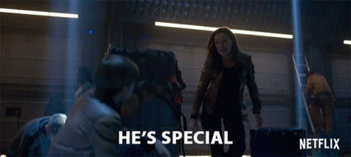 Hes Special Molly Parker GIF - Hes Special Molly Parker Maureen Robinson GIFs