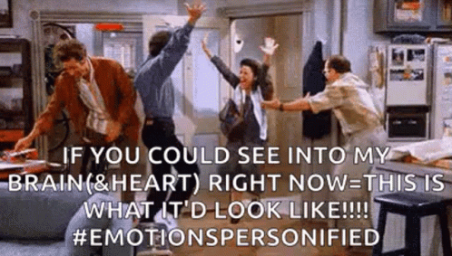 Excited Seinfeld GIF - Excited Seinfeld Emotions GIFs