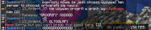 a screenshot of a video game with support commit written on the top left