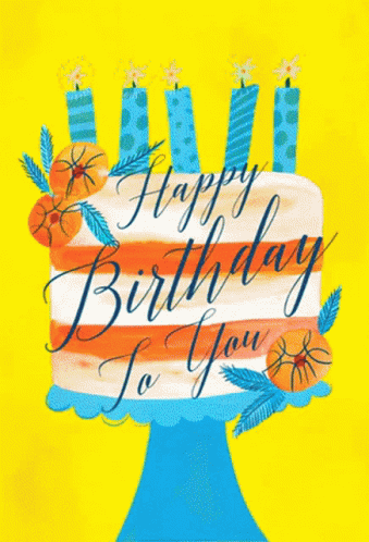 Birthday Cake Happy Birthday GIF - Birthday Cake Happy Birthday Candle GIFs