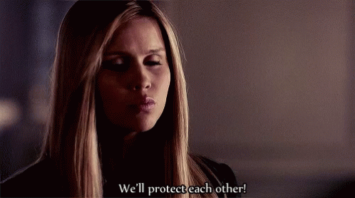 Claire Holt We Can Protect Each Other GIF - Claire Holt We Can Protect Each Other GIFs