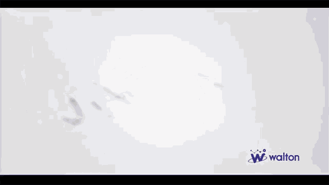 a walton logo is displayed on a white surface