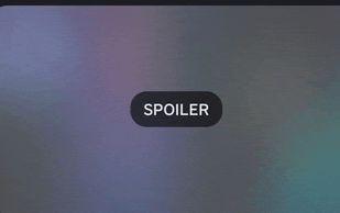 a button that says spoiler on a grey background