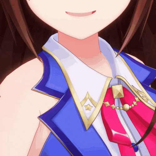 a close up of a girl 's collar and necktie