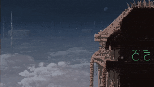 a pixel art drawing of a building with the number 22 written on it