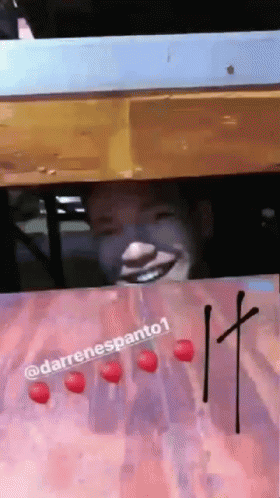 Darren Espanto Hi Georgie GIF - Darren Espanto Hi Georgie Darren Hiding Under GIFs
