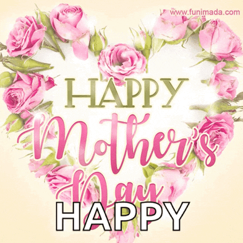 a card that says happy mother 's day