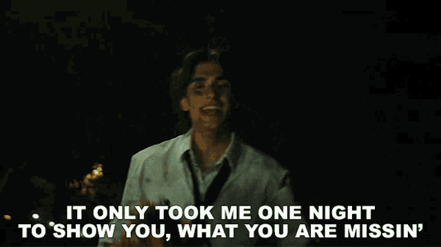 It Only Took Me One Night To Show You What You Are Missin Johnny Orlando GIF - It Only Took Me One Night To Show You What You Are Missin Johnny Orlando If He Wanted To He Would Song GIFs
