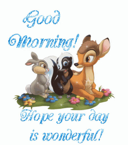 Good Morning Hope Your Day Is Wonderful GIF - Good Morning Hope Your Day Is Wonderful Deer GIFs