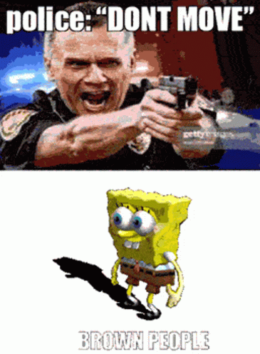 Police Spongebob GIF - Police Spongebob Imma Shoot You GIFs