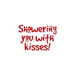 a bunch of red lips with the words show me you with kisses
