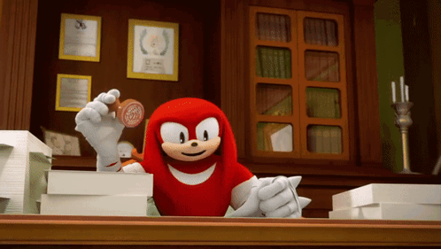 Sonic Boom Knuckles GIF - Sonic Boom Knuckles Stamping GIFs