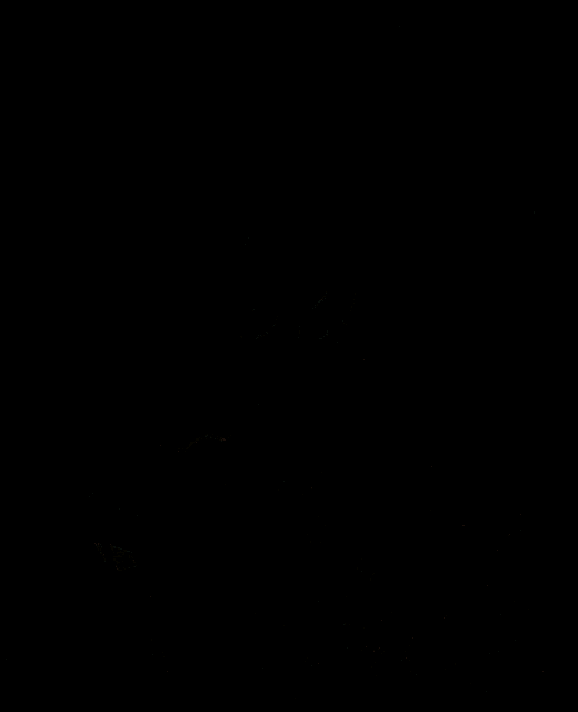 a cartoon drawing of a man riding a bike with the word ok below him