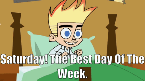 Johnny Test Saturday GIF - Johnny Test Saturday Saturday The Best Day Of The Week GIFs