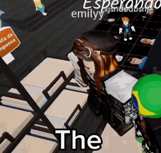 a screenshot of a video game with the words " the " on the bottom