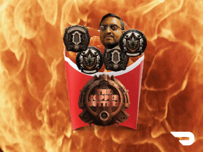 a box of chicken nuggets says the copper cutter