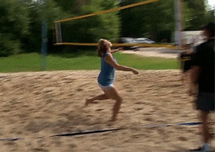 When You Accidentally Type ;) Instead Of :) GIF - Funny Fail Volleyball GIFs