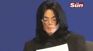 Michael Jackson Reading GIF - Michael Jackson Reading Serious GIFs