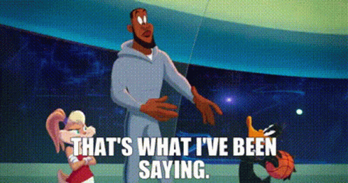 Space Jam Daffy Duck GIF - Space Jam Daffy Duck Thats What Ive Been Saying GIFs