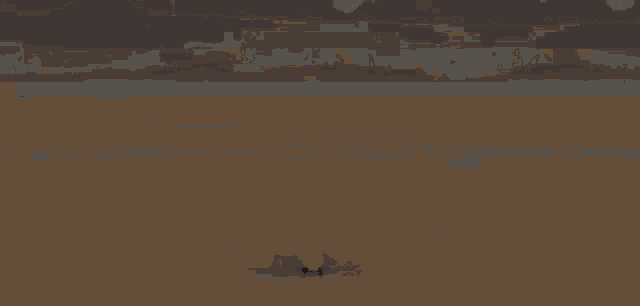 a computer generated image of a person swimming in the water