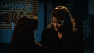 a woman talking to another woman with the words " i don 't want to have anything to do with "