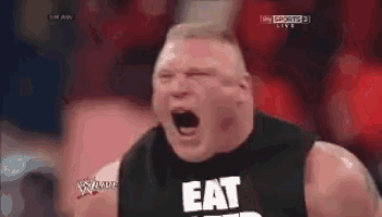 a man wearing a black shirt that says eat