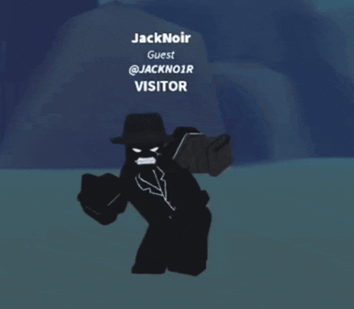 a cartoon character with the name jacknoir