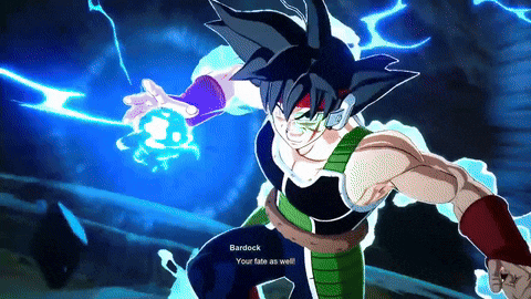 bardock is a character in a video game and he is talking about his fate