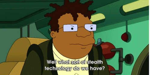 The Crew Gets Stealthy GIF - Futurama Comedy Animation GIFs