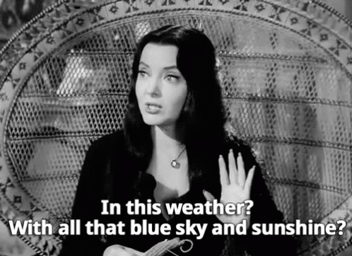 In This Weather, With All That Blue Sunshine? GIF - Weather Inthisweather Bluesky GIFs