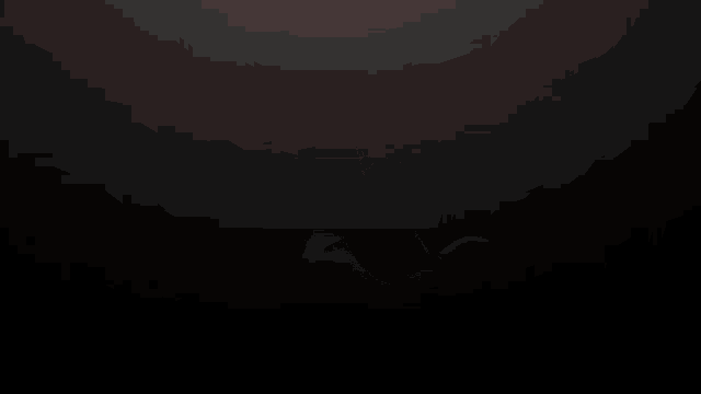 a cartoon mouse is swimming in the dark with bubbles coming out of it 's mouth
